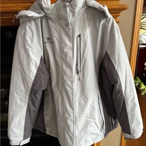 Camel Crown Women's waterproof Ski & Snow Jacket - Gray